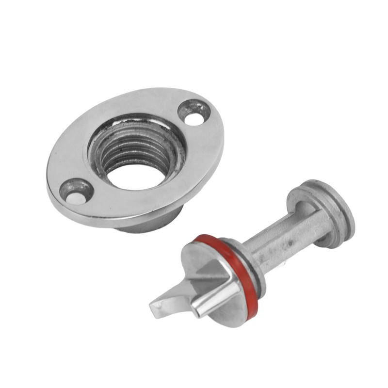 25mm 1in Drain Plug Boat Twisting Rotation Corrosion Resistance Stainless