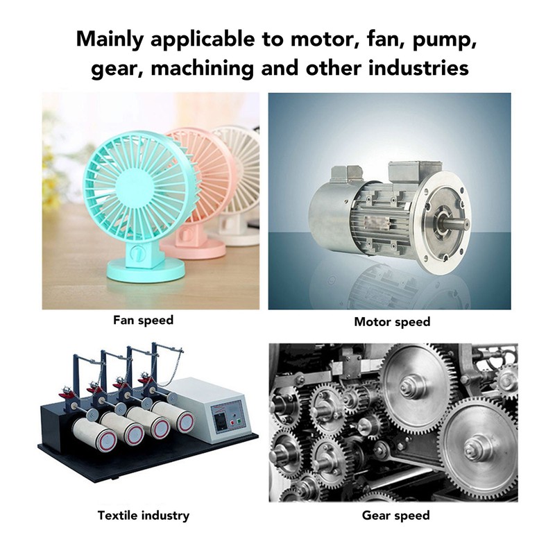 Digital Handheld Stroboscope High Accuracy Prevents Contact LED Flash Strobe