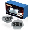 VEKTORIS 2PCS Rear Bumper License Plate Light Socket Bulb Holder