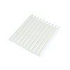 Set di 10 candele a candela, 20 cm, colore: bianco