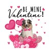 Be Mine Valentine Dogs Vinyl Wall Decal Sticker Valentine's Day
