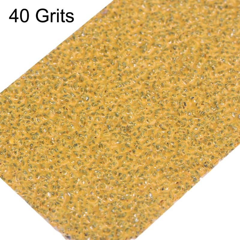 HARFINGTON 15pcs Micro Sander Paper 40 Grit 3.5x1.2 Inch Mini