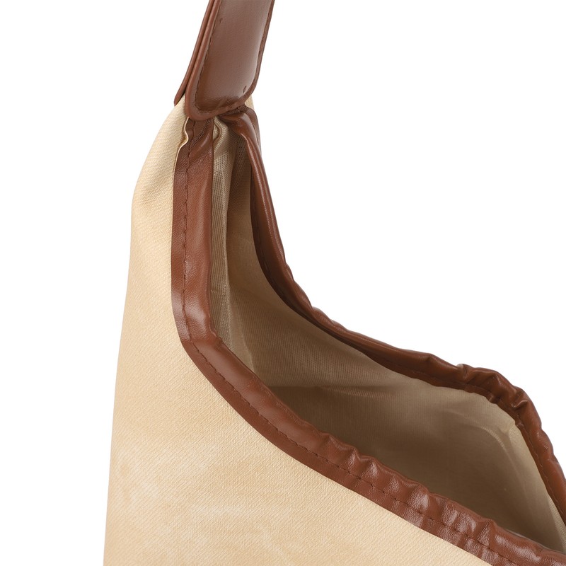 Shoulder Bag for Women Soft PU Leather Minimalistic Top Handle