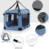 Petprsco Portable Dog Crate - 32"x23"x23" Collapsible Dog Travel Crate
