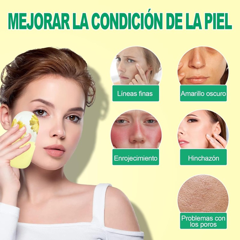 Kit de Rodillo de Hielo para la Cara y Tabla