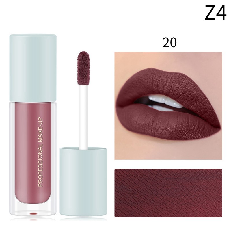 Matte Lip Gloss Long Lasting Waterproof Fashion Smooth Liquid Lipstick