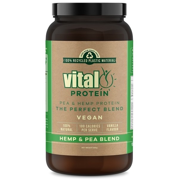 Vital Pea & Hemp Protein Powder 500g