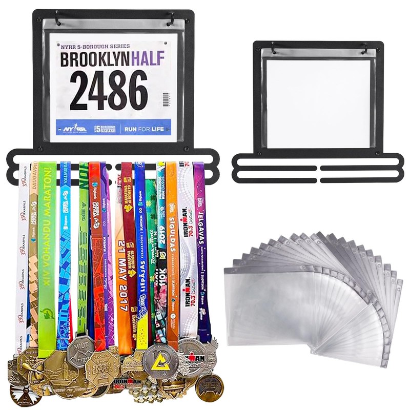 20 Pieces Race Number Stand Protective Cover Race Number Stand