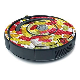 MightySkins Carbon Fiber Skin for iRobot Roomba 675 Minimal Coverage - Gummy Bears | Protective, Durable Textured Carbon Fiber Finish | Easy to Apply, Remove, and Change Styles | Made in The USA