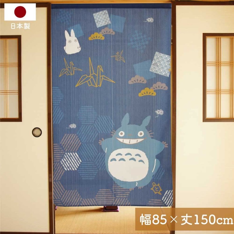Noren Workshop Totoro Noren Ghibli Long Tapestry Width 33.5 x