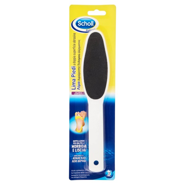 Scholl Callus File with Double Grinding Surface, 1 Item (Pack of 1)