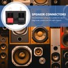 4pcs Speaker Connectors Speaker Wire Connectors for Home Stereo Terminal
