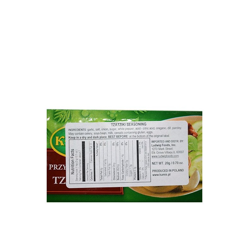 Kamis Seasoning for Tzatziki Sauce 20g (Pack of 3)