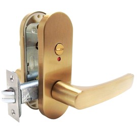 Kawaguchi Giken DAL-33-4K13-SG Door Lever High Lever Lock Satin Gold Blister Pack