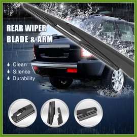 HOPESPANNER Car Rear Windshield Wiper Blade Arm Set for Jeep Cherokee 2014-2019 14 Inch Replace Parts Vehicle Components