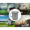 Campura Titanium Pot - 750 ml, Lightweight & Compact, Outdoor,