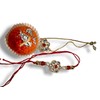 CPS DECOR Rakhi set for brother pack of 5 (Stone
