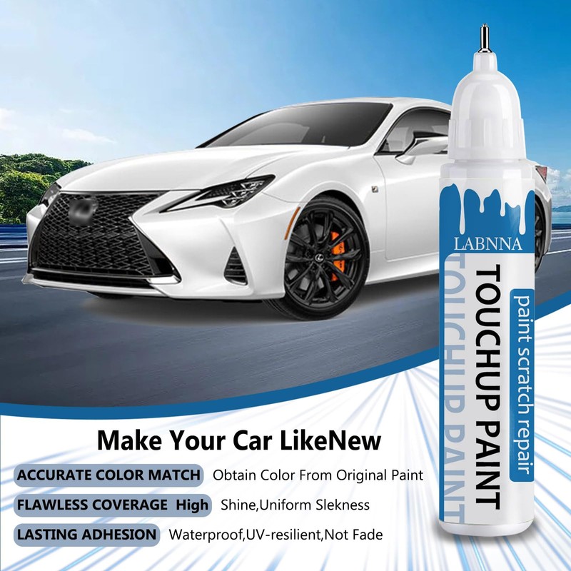 Ultra White (083) Touch Up Paint for Lexus-Exact Match 2