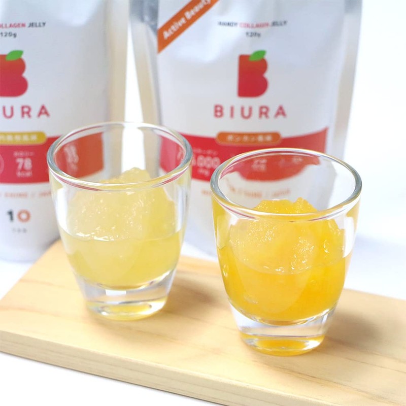 10FACTORY コラーゲンゼリー BIURA ビウラ ポンカン風味 120g 愛媛産 みかんゼリー 新田ゼラチン 国産