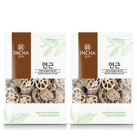 Incha 국내산 건조 연근 말린연근 차 연근차 600g (300gX2팩) Domestic Dried Lotus Root Dried Lotus Root Tea Lotus Root Tea 600g (300gX2 packs)