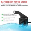 Asasytal Motorcycle LED Bar Wiring Harness, 12V Control 2 Lamp,