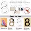3 Inch Self Adhesive House Numbers, Black Acrylic House Address