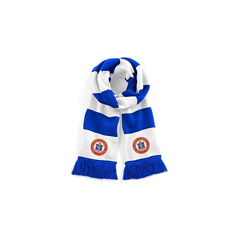 Rangers Retro Traditional Football Scarf Embroidered Logo