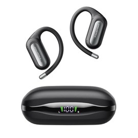 truefree Audífonos Inalámbricos Bluetooth 6.0 Open-Ear, Audífonos Oído Abierto 17mm Diafragmas con ENC, Carga Rápida para 40 Horas de Reproducción, IPX5 Modo Gaming de Baja Latencia y Conexión Multip