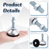 twinklemon 8PCS Heavy Duty Leveling Feet Carbon Steel Adjustable Leveling