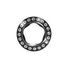 Universal Replacement Diamond Ring for iqos iluma/iqos iluma prime Holder 1 Piece Compatible with IQOS IQOS Prime/IQOS Prime/IQOS Premium Easy to Replace with Removal Tool Included, Black, Modern