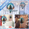 3D Christmas Tree Wind Spinners for Yard and Garden Christmas