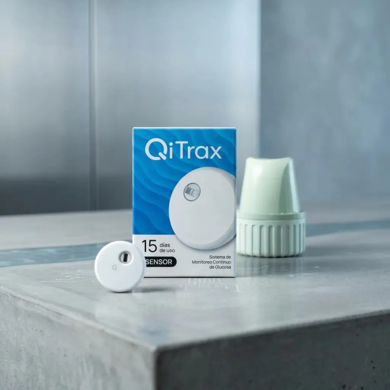 Sensor Qitrax de Glucosa Continua Qi Trax – Resistente al