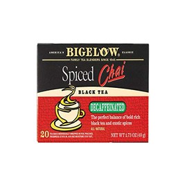 Bigelow Decaf Spiced Chai Tea Bags, 20 ct