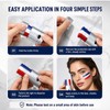 4 Pcs Red White and Blue Face Paint for Football