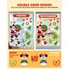 JMHACHY Christmas Window Clings - 9 Sheets 166 Pcs Cute