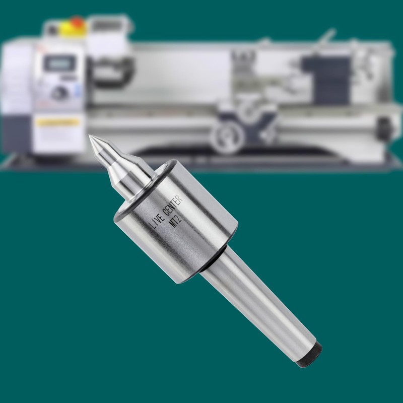 DEEFIINE MT2 Live Tailstock Center for Lathe, Medium Duty Long