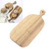 Wood Cutting Board with Handle Hand Polished Beautiful Chopping Board