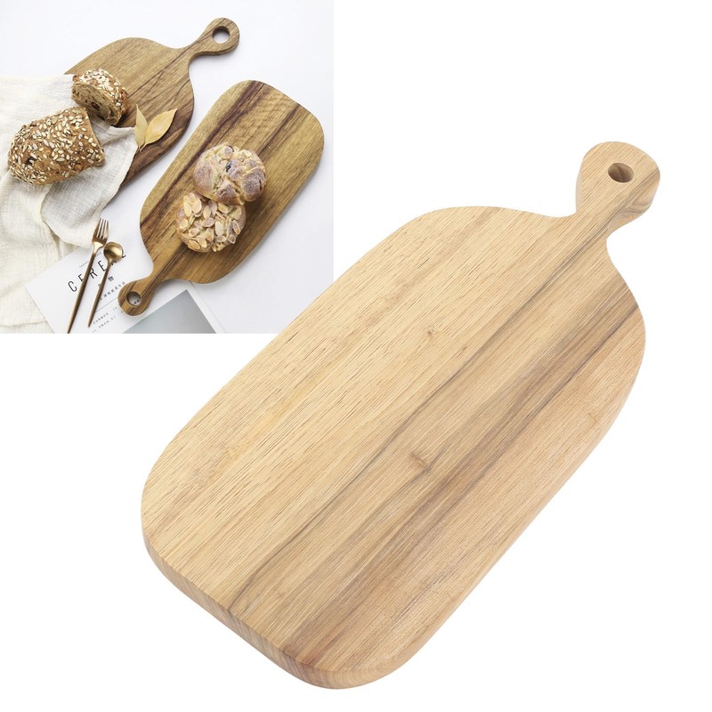 Wood Cutting Board with Handle Hand Polished Beautiful Chopping Board