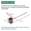 2-Pack 4970JA3011K Refrigerator Lever Spring for LG LFX25978SB