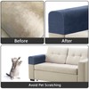 Niuoppy 4Pcs Armchair Covers Protectors Slipcover, Sofa Arm Covers Anti-Slip,