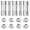 MospdyGear 8 Pack 922-BI Double Headed Bolt Nut Set, Suitable