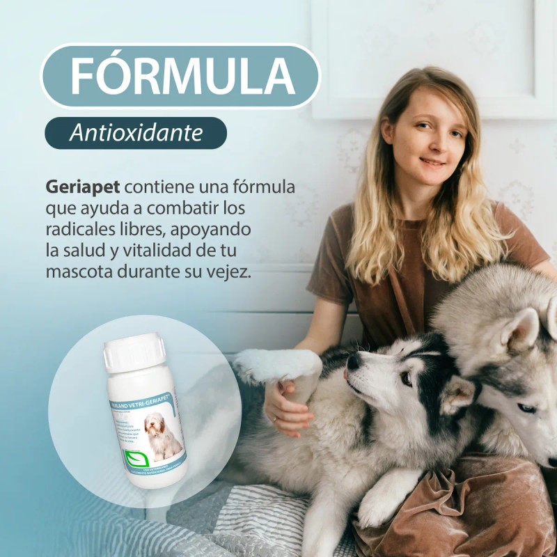 Ruiland Geriapet Suplemento Especializado Para Perros Mayores 60 Tabletas