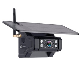 Magnetic RV Backup Camera Solar Portable - Install-Free Soft Rubber Wear-Resistant Night Vision Waterproof for Pemacom P16 Trailer Rear View Camera System