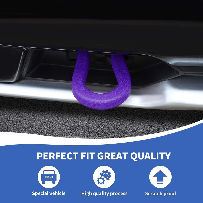 RAZPOY Tow Hook Cover fit for Chevy Silverado 1500 2007-2024,
