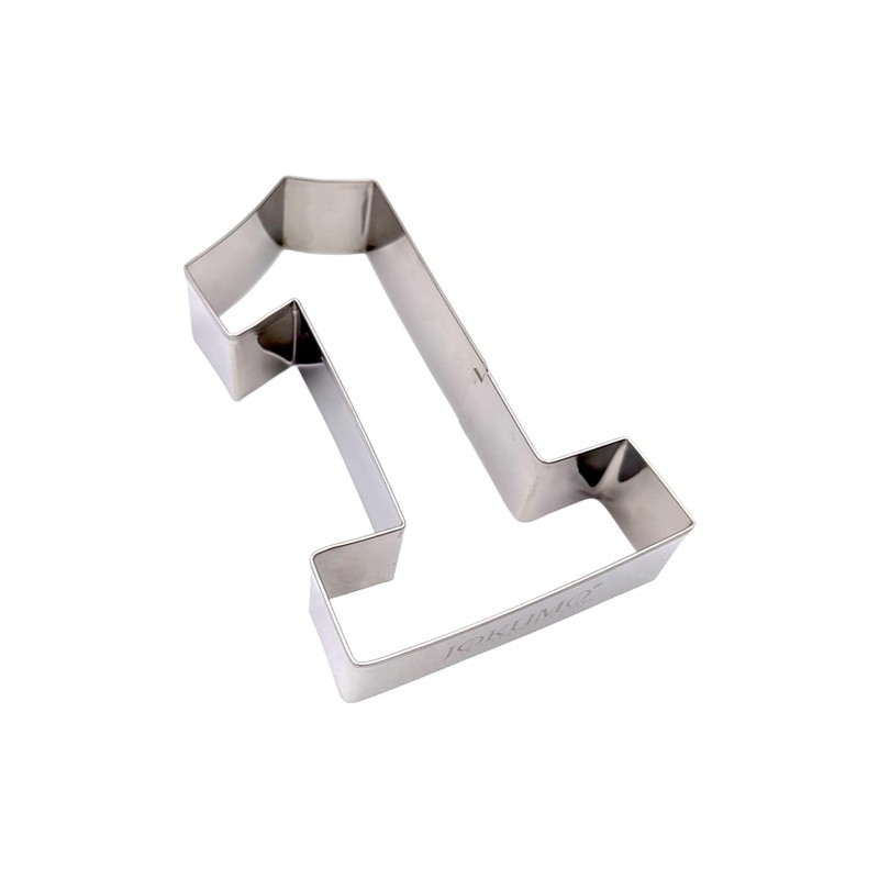 JOKUMO 1 Number One Shape Cookie Cutter 4” Birthday Letter