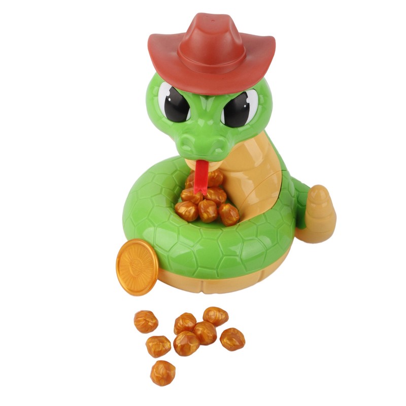Electric Rattlesnake Toy Plastic Tricky Scary Rattlesnake Prank Toy Induction