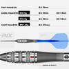 Caliburn | Rix Steel Tip Darts | 90% Tungsten Professional