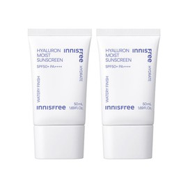 Innisfree 이니스프리 쿠폰가 25200원1+ 1 히알루론수분선크림 SPF50+ PA4+ 50mL Innisfree Coupon Price 25,200 Won 1+1 Hyaluronic Moisture Sun Cream SPF50+ PA++++ 50mL