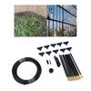 Above Ground Sprinkler System with 360 Degree Adjustable Bendable Nozzle