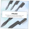 LALAFINA 6pcs Folding Stainless Steel Eyebrow Combs for Professional Makeup